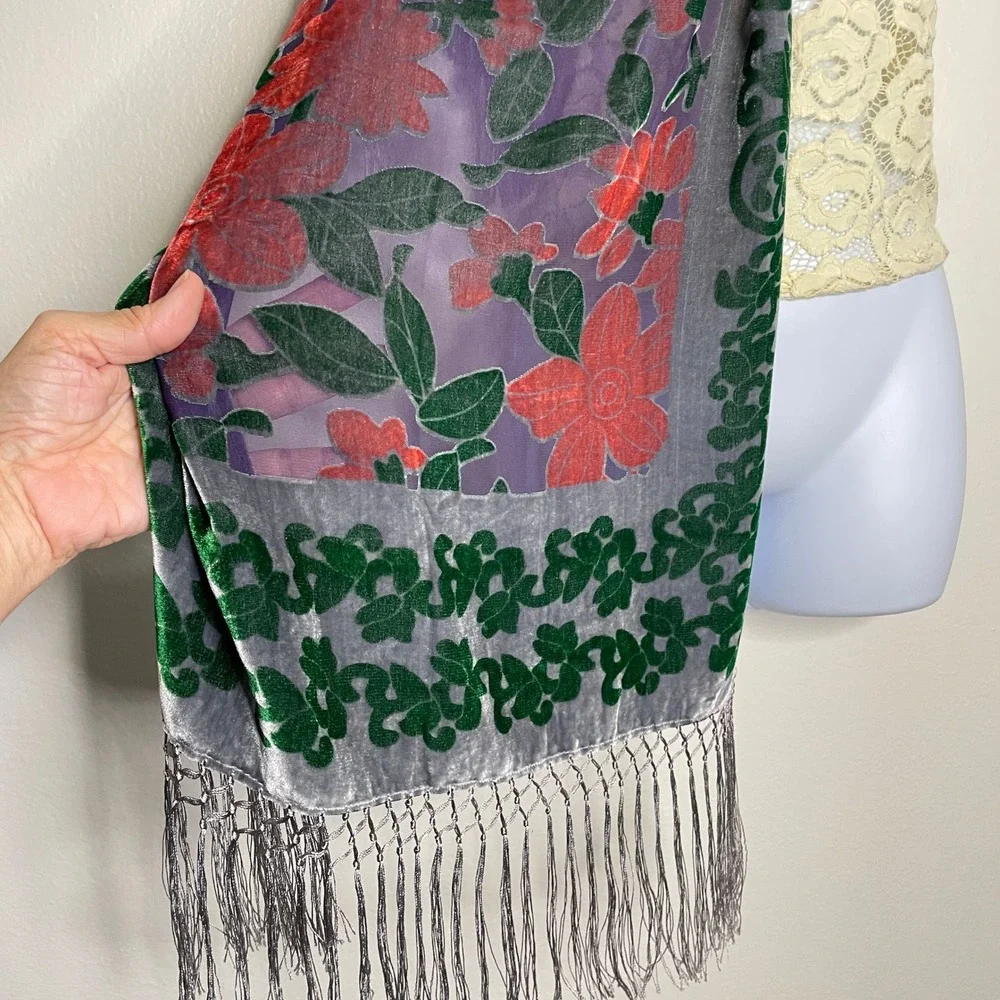 Unbranded burnout velvet